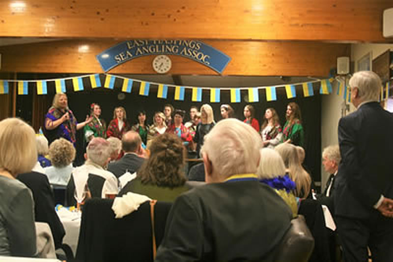 On the anniversary of the Russian invasion of Ukraine the Club held a well supported event attended by the local Ukrainian choir.